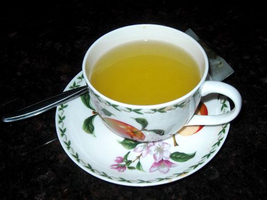 Strava na zeleném čaji
